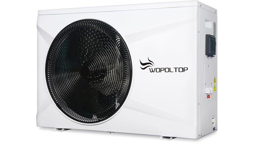100 000 btu wifi pool heat pump