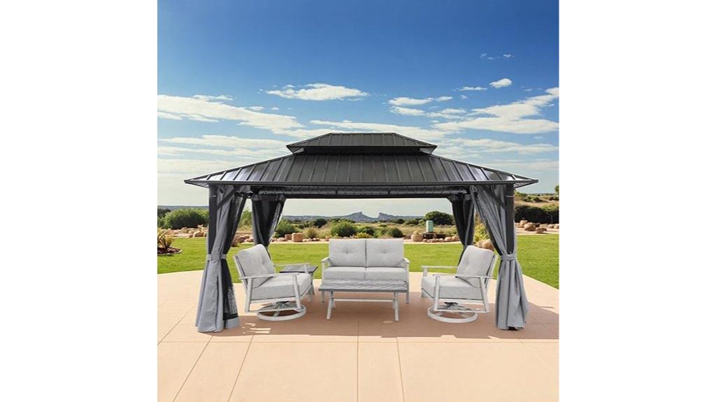 12x16 hardtop gazebo