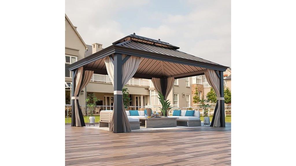 12x16 steel gazebo
