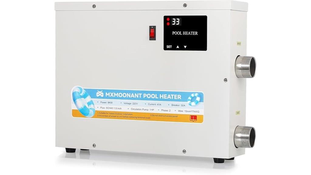 18kw 220v touchscreen pool heater