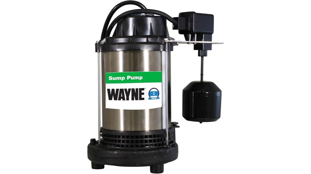 1 hp cast iron sump pump