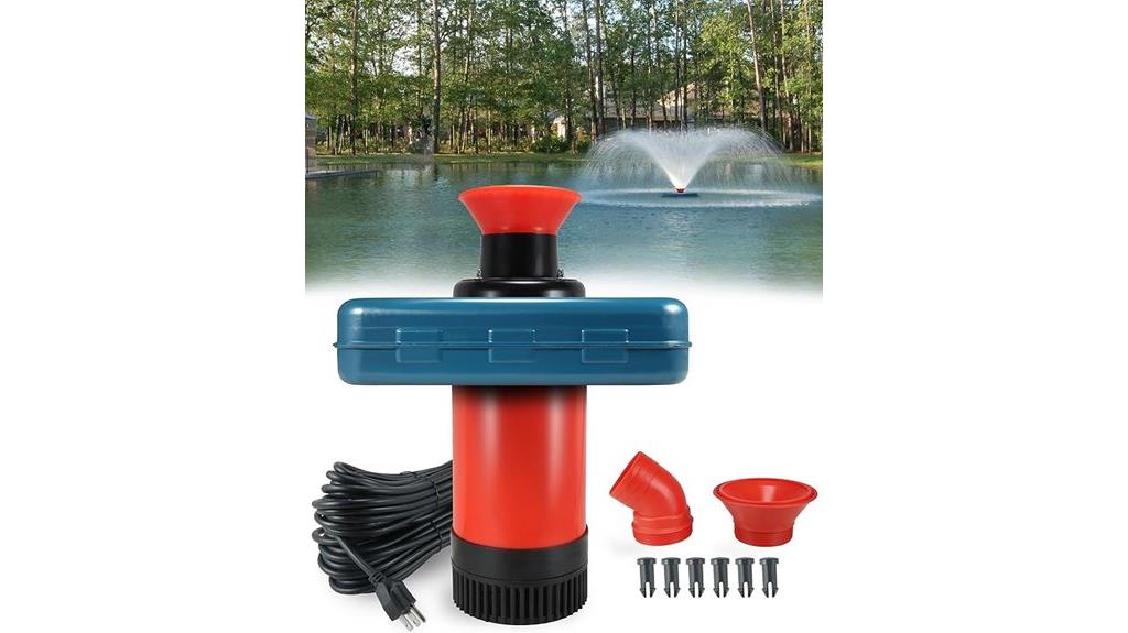 1 hp pond fountain