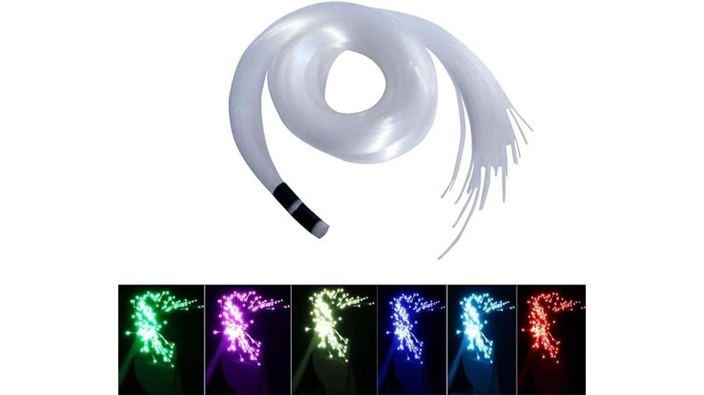 200pcs fiber optic glow cables