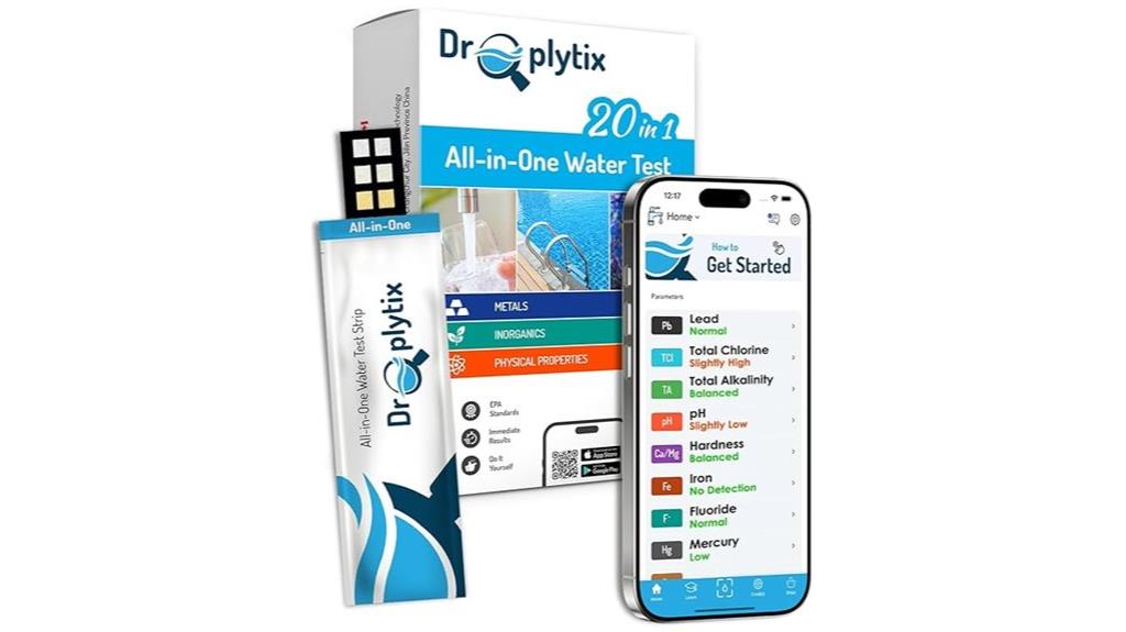20 in 1 water testing strips