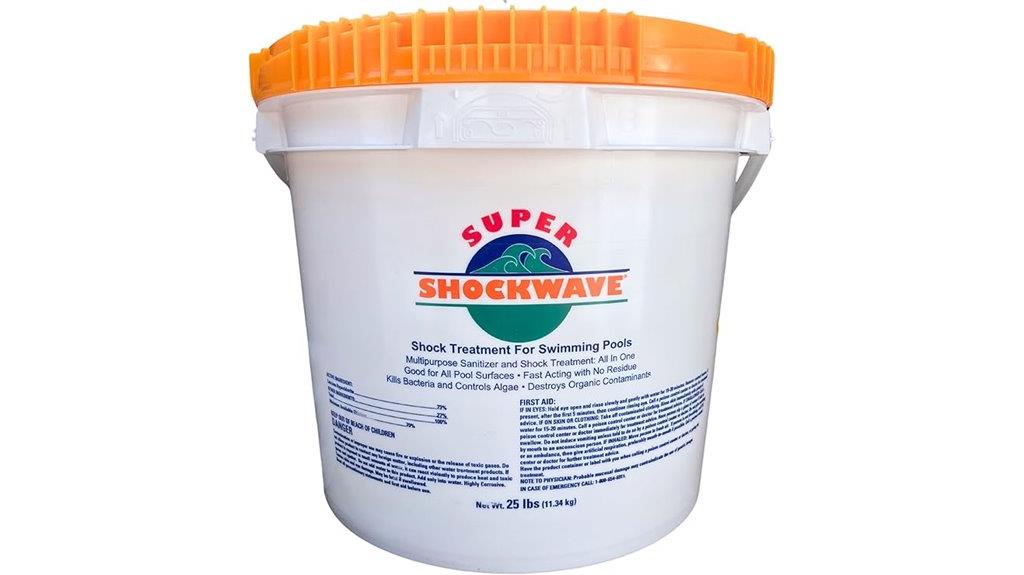 25 pound pool shock