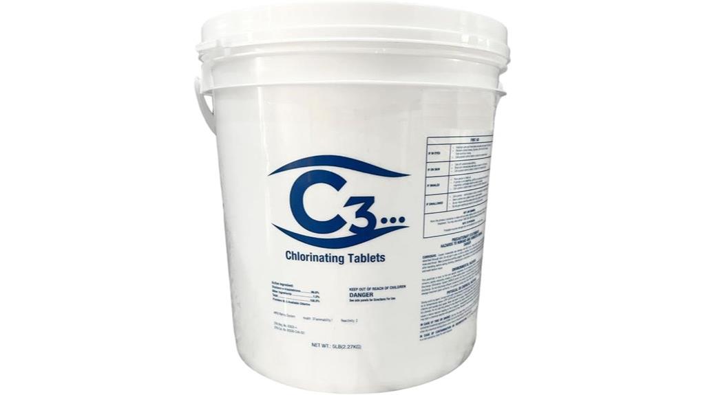 3 inch chlorine tablets for pools