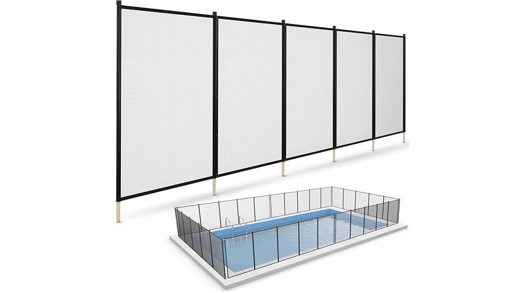 4ft x 15ft mesh barrier