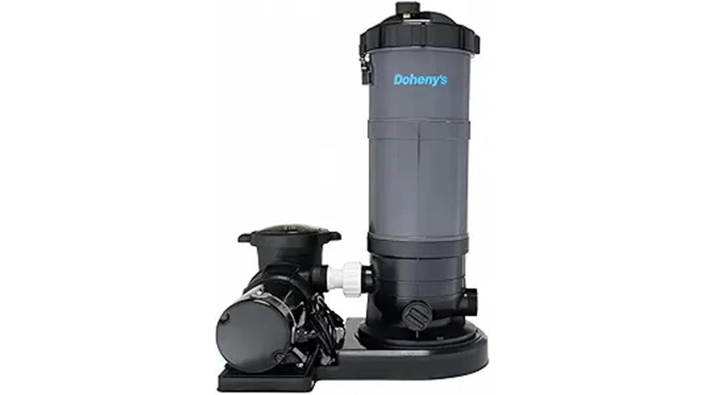 above ground pool filter system