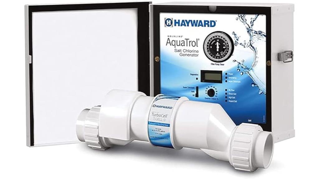 above ground pool salt chlorinator