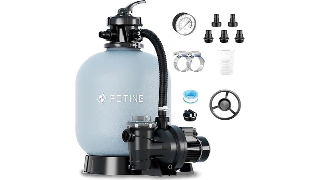 above ground pool sand filter