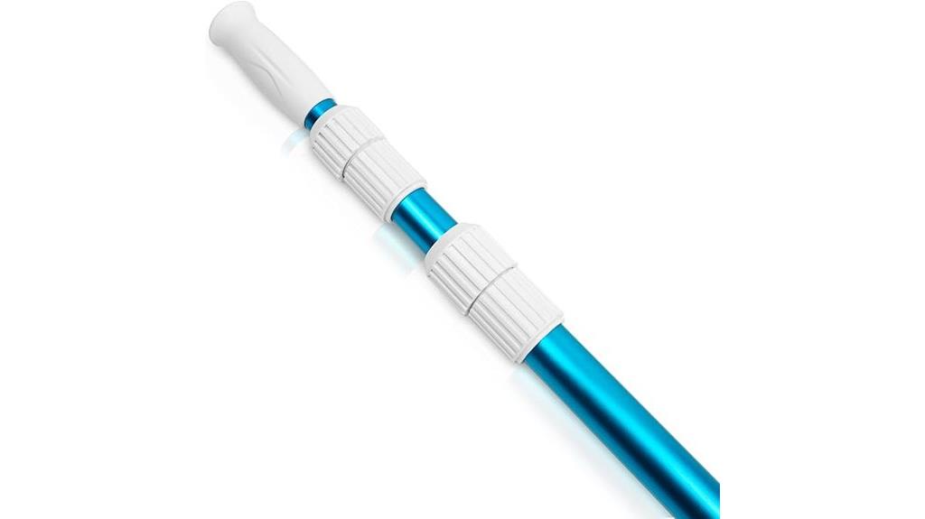 adjustable 15ft aluminum pole