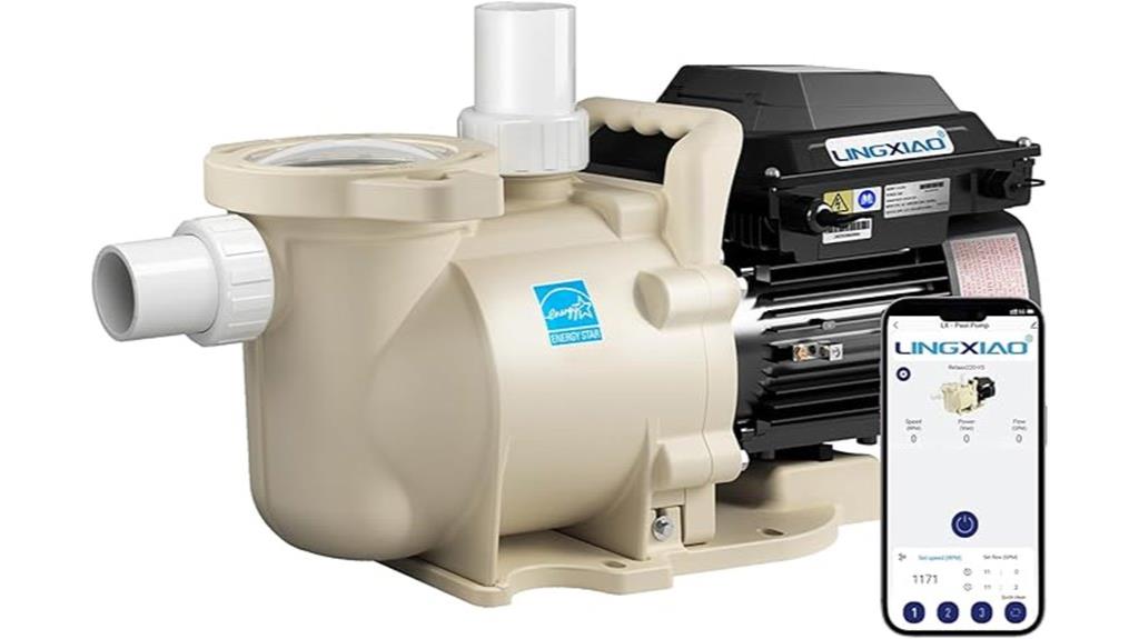 adjustable 2 hp pool pump
