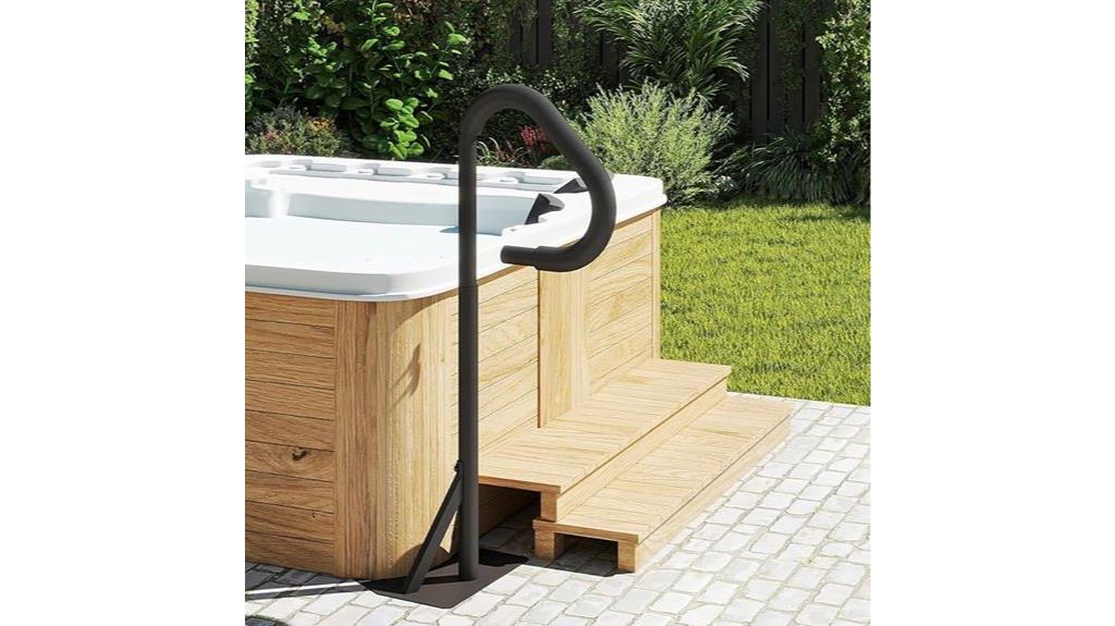 adjustable aluminum spa handrail