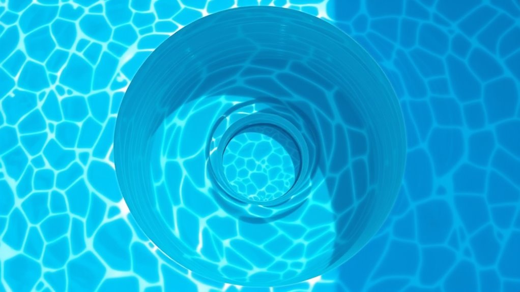 aim inlet downward evenly