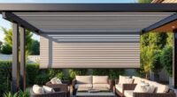 aluminum motorized pergola systems