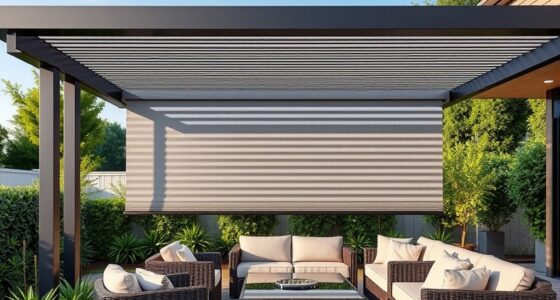 aluminum motorized pergola systems
