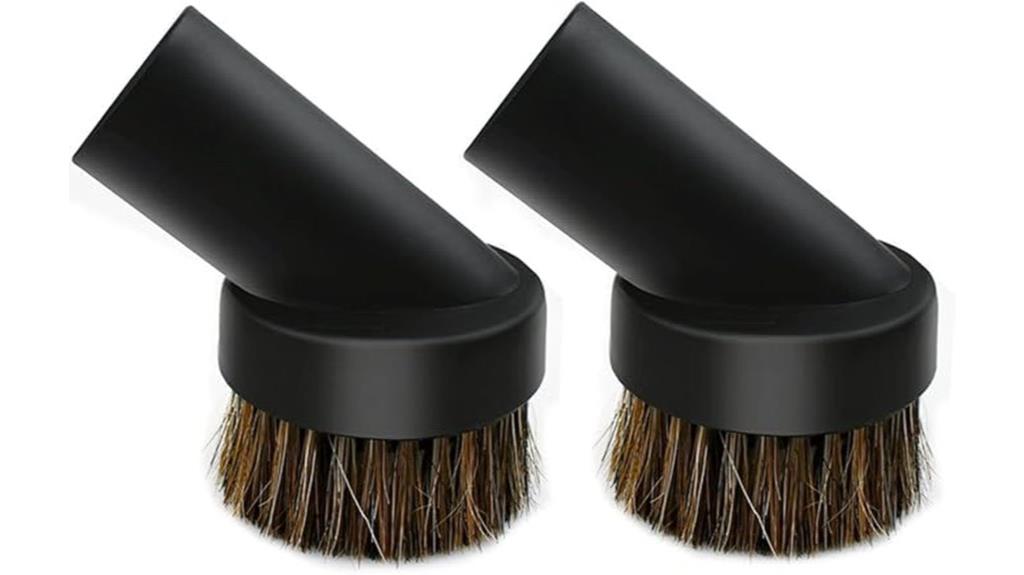 black round vacuum brushes