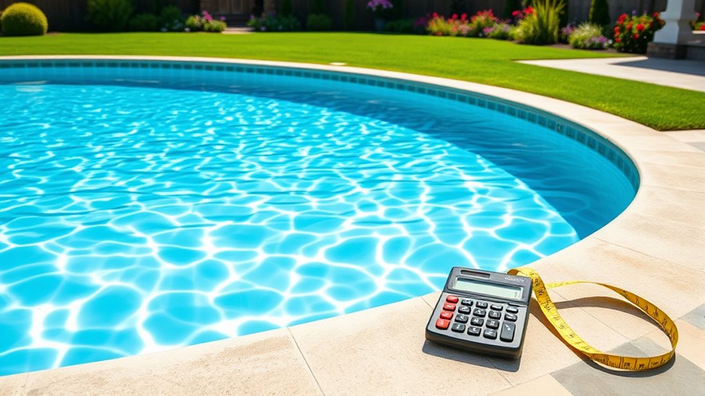 calculate pool capacity accurately