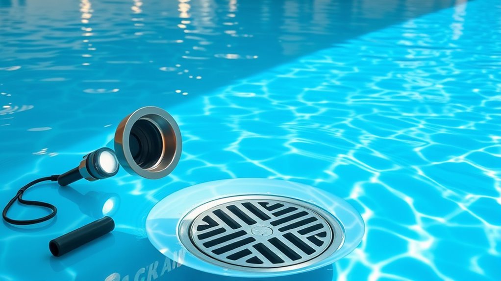 check skimmer and drain