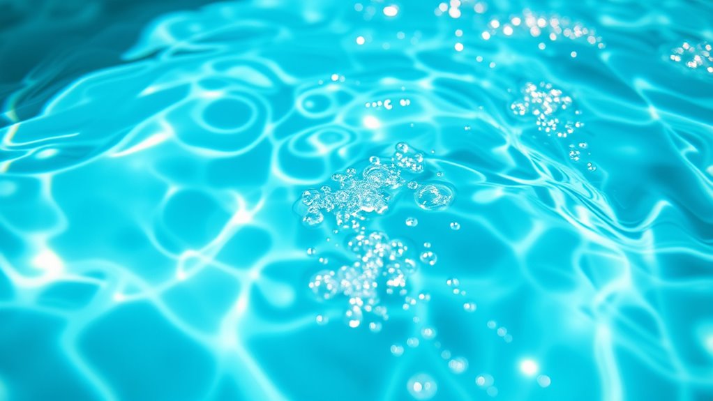 chlorine reacts with contaminants