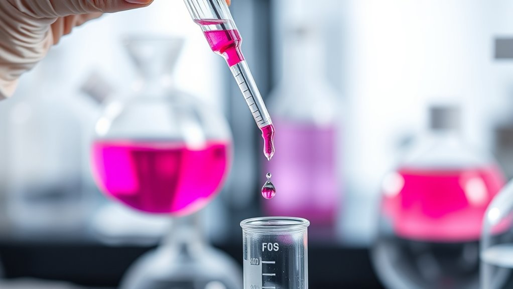 chlorine titration color change