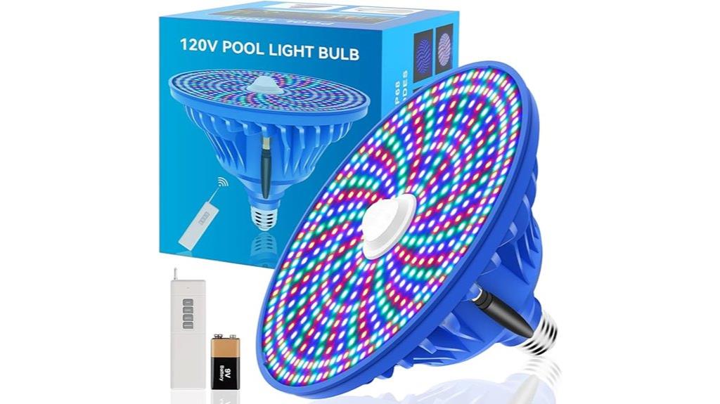 color changing underwater light