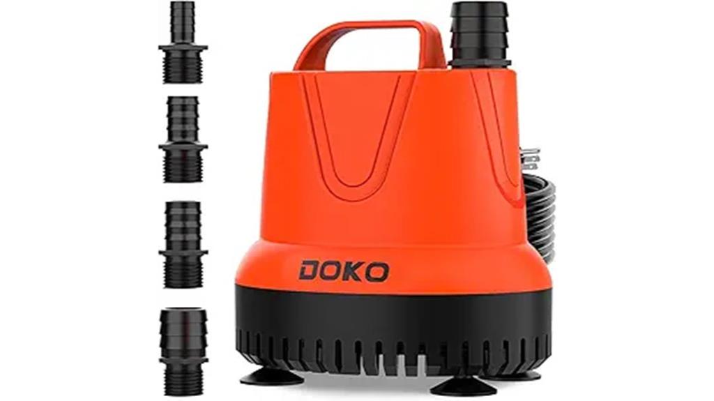 compact high flow submersible
