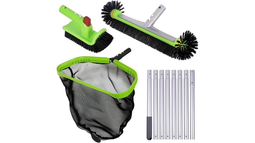 deluxe pool cleaning set