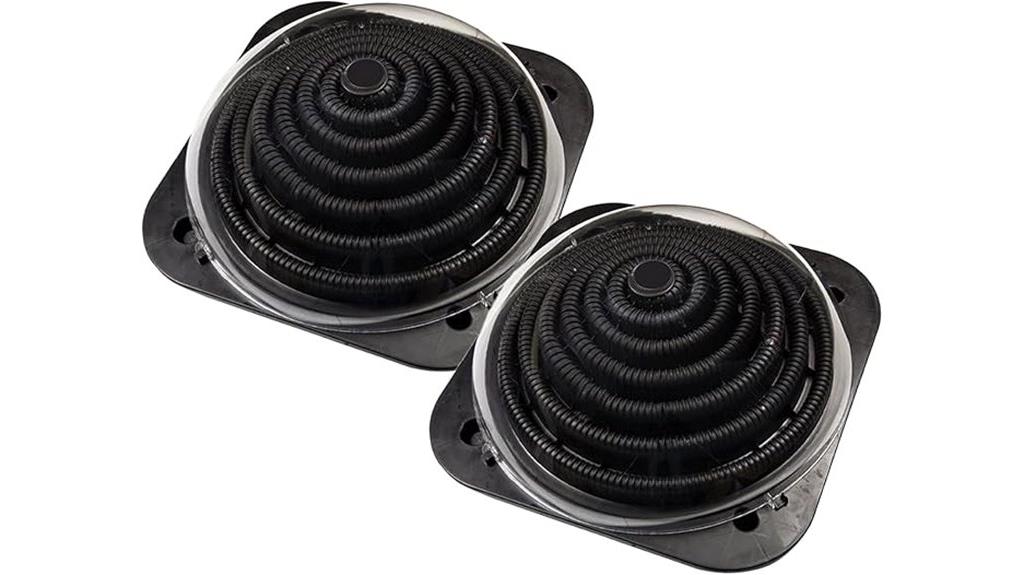 dual pack solar pool heaters