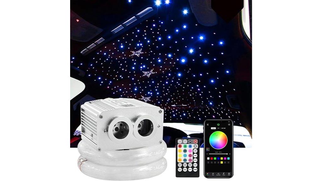 dual port fiber optic lights