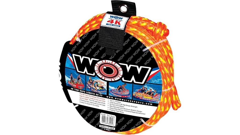 durable tow rope for sports