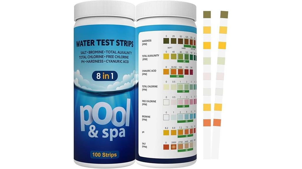 eight in one water test