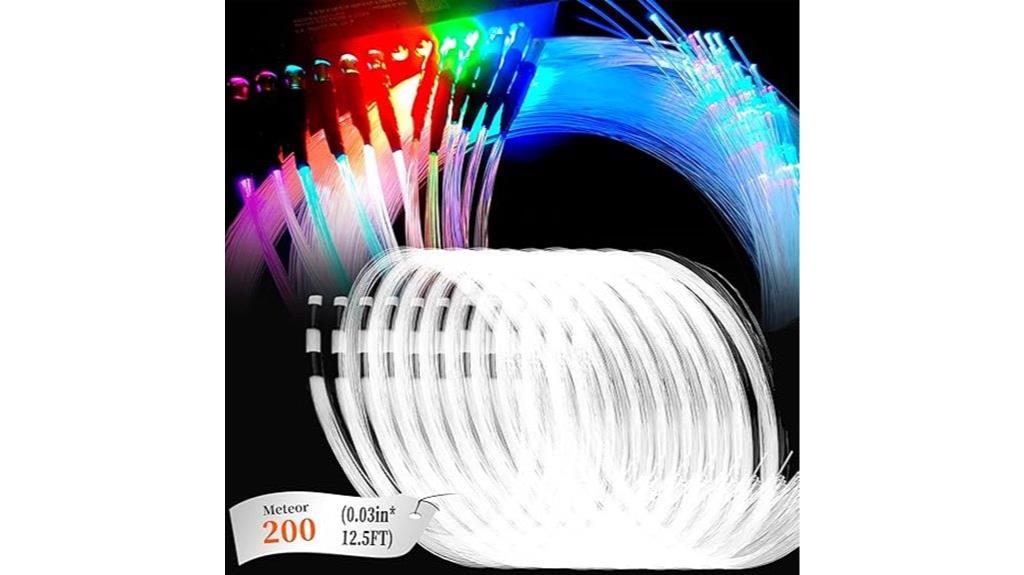 end glow fiber optic cable