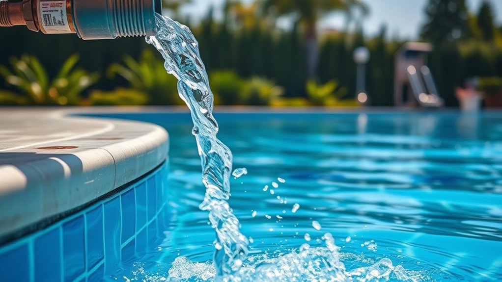 filter cleaning maintains water clarity