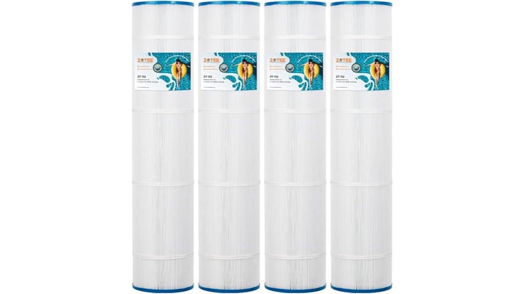 four pack pool filter cartridges