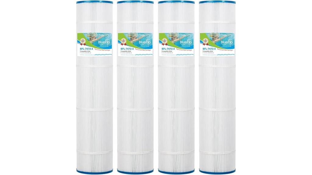 four pack pool filter cartridges