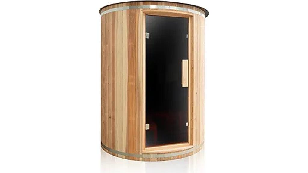four person outdoor sauna