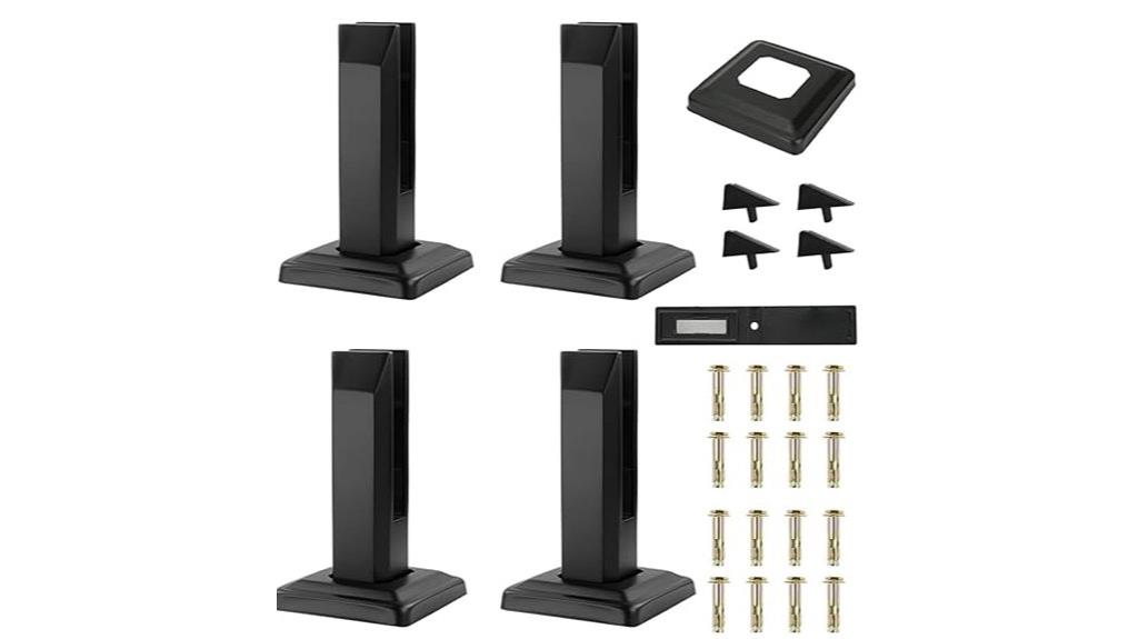 four square glass spigots
