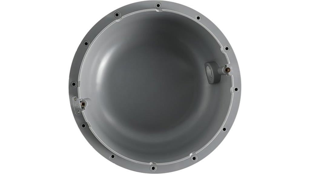 gray 10 inch pool niche