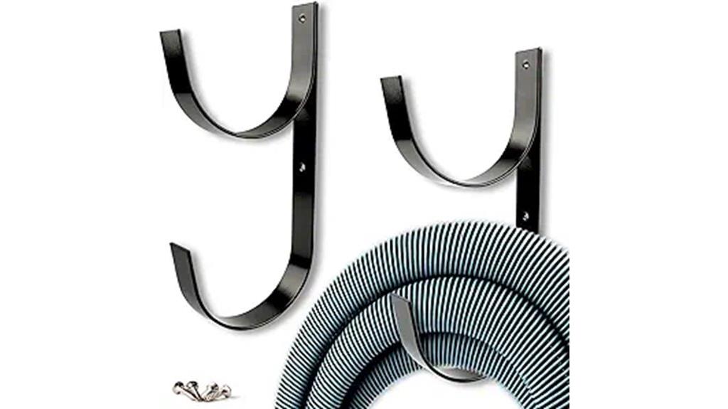 heavy duty black aluminum hangers