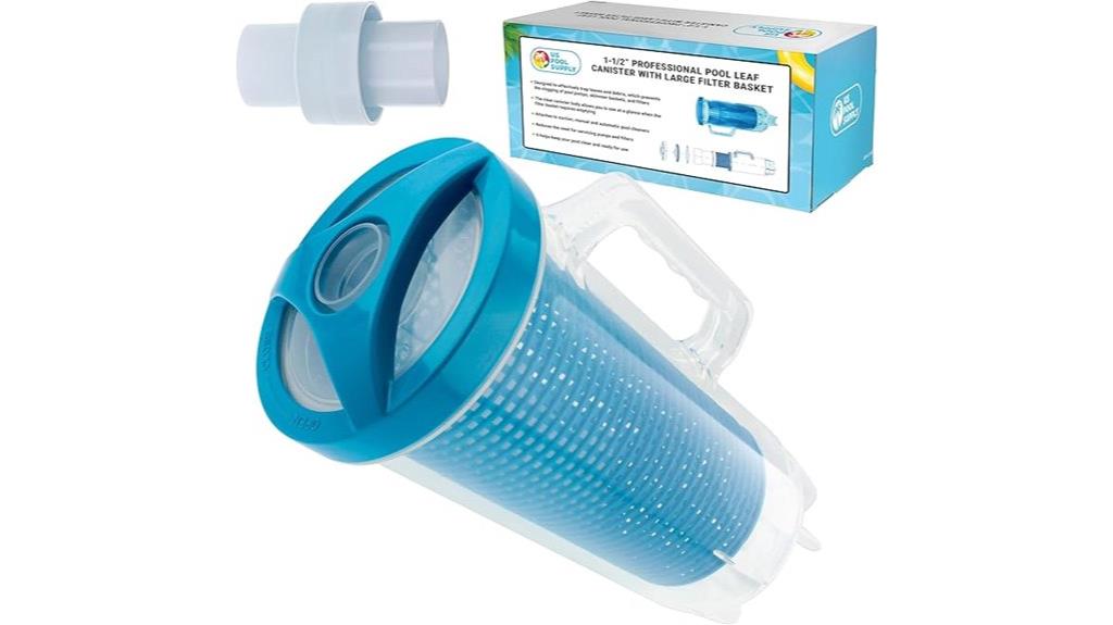 heavy duty inline leaf catcher