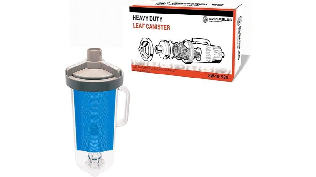 heavy duty pool vacuum canister
