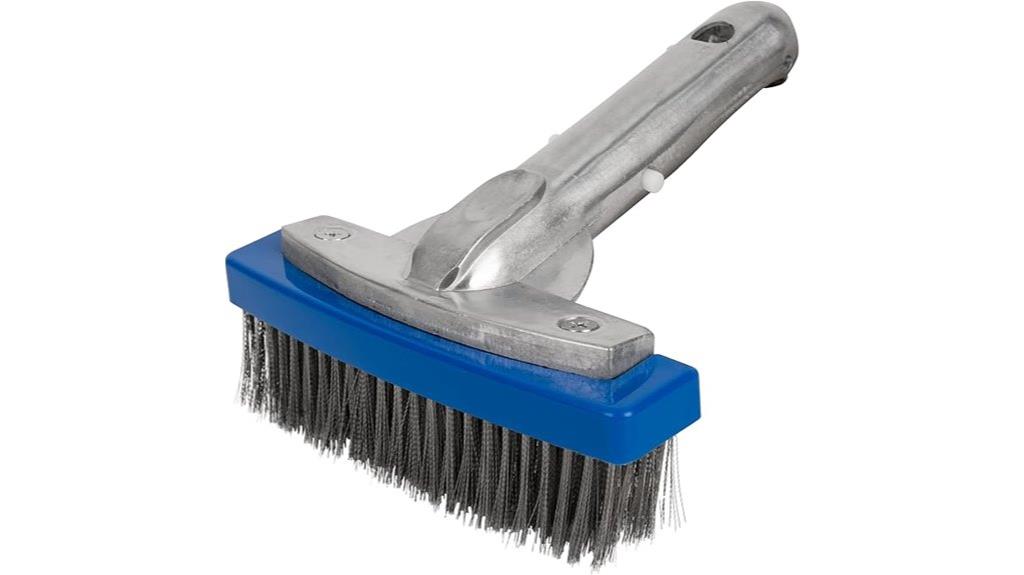 heavy duty stainless steel pool brush