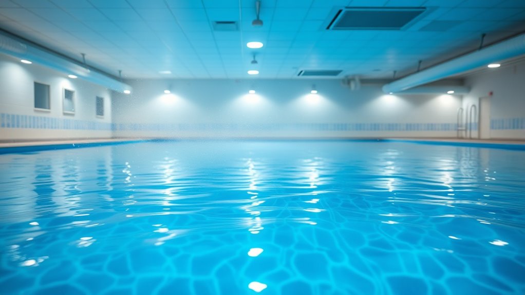 indoor pool aerosol control