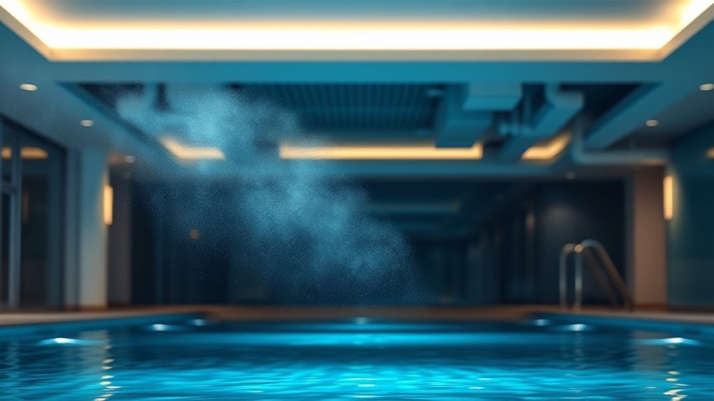indoor pool aerosol control