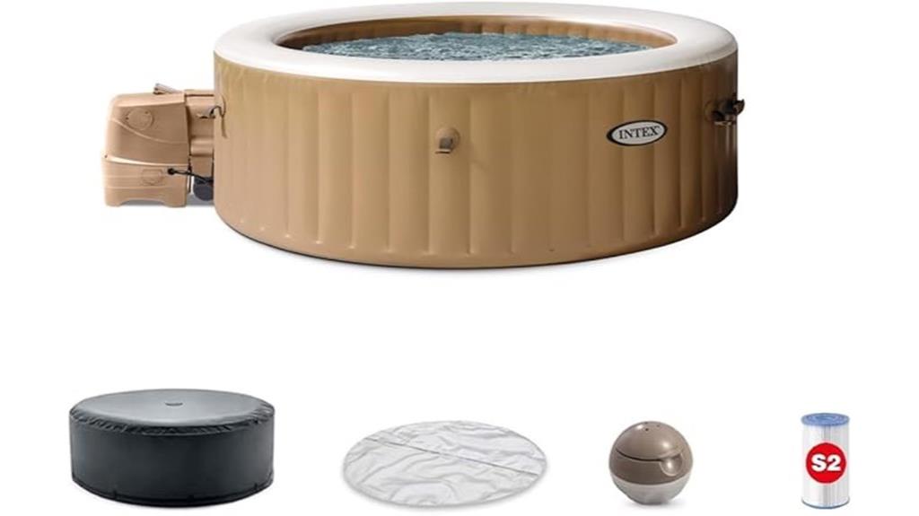 inflatable bubble spa set