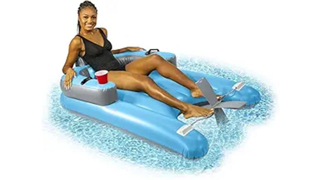 inflatable pool pedal runner