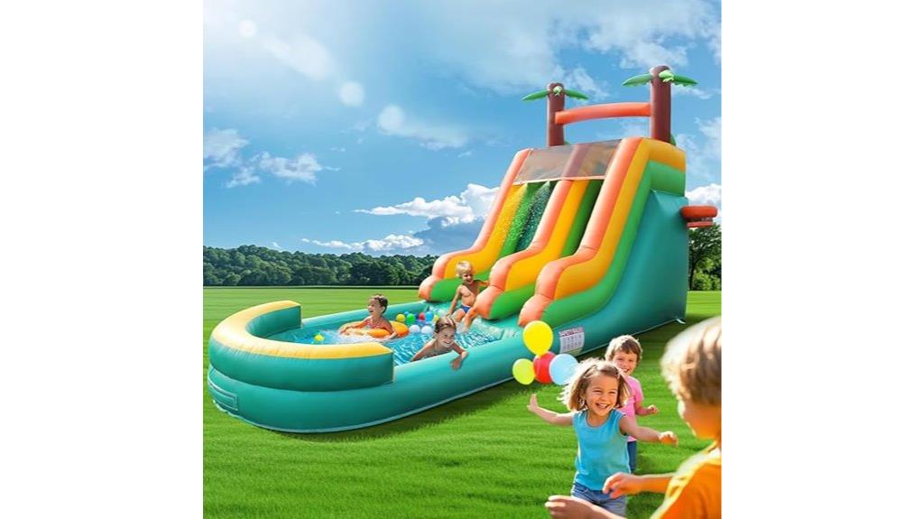 inflatable water slide