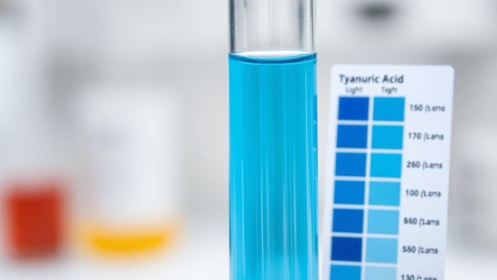 interpreting cyanuric acid levels