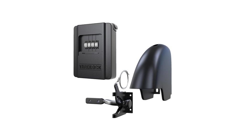 keyless fence lock system